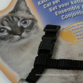 Adjustable Cat Pet Harness Set Safety Nylon Cat Walking Harness with Leash